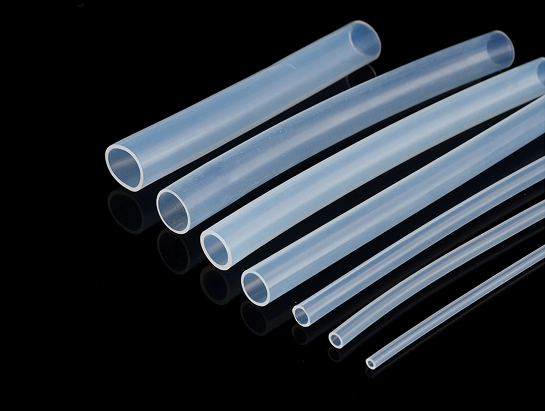 Custom White Transparent Translucent Plastic FEP Winding Pipe PTFE /FEP/Fpa Extruded Tube