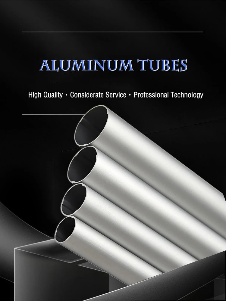 Extruded Aluminum Profiles Factory Custom Black Powder Coating Aluminum Welding Tube