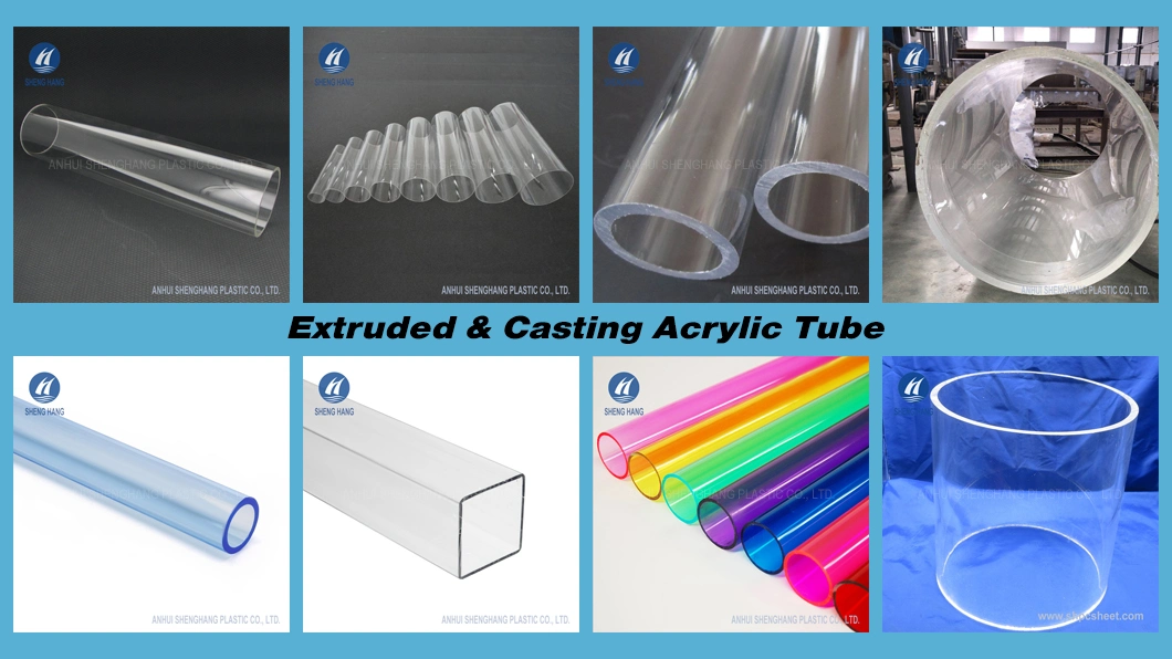 Customized Size Clear Plastic Extruded PMMA Acrylic Tube
