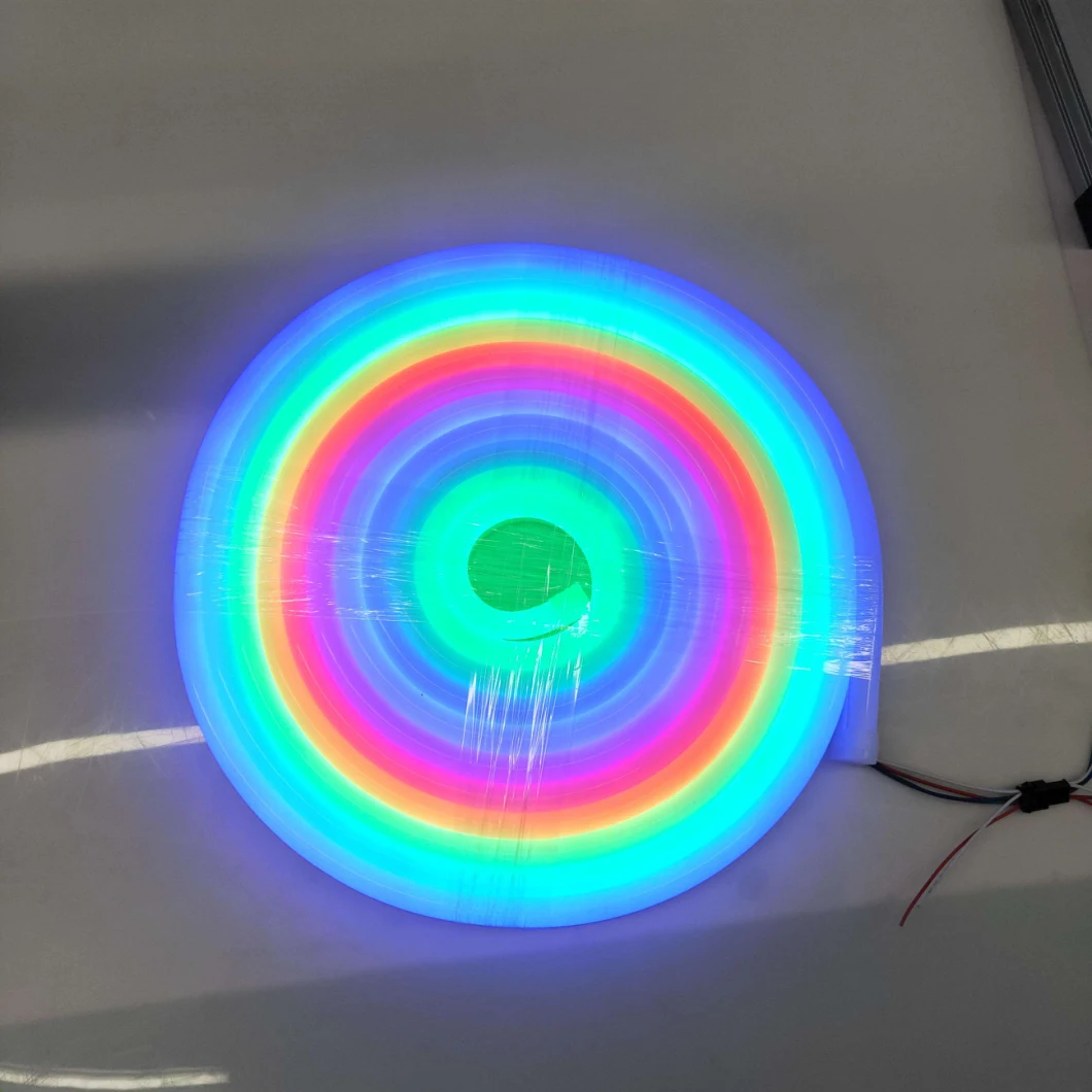 Custom Silicon SMD4040 RGB LED Neon Strip Light with Super Brightness