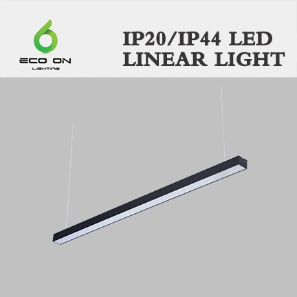 20W/40W/60W IP20/IP44 LED Ceiling Lght Batten Connectable LED Linear Light