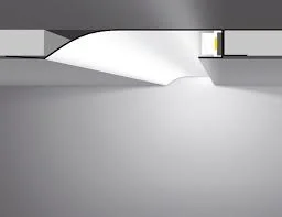 Al-C06 LED Aluminum Profile Art Downlight Indirect Lighting Cove Drywall Plaster Architecture Recessed Linear Light