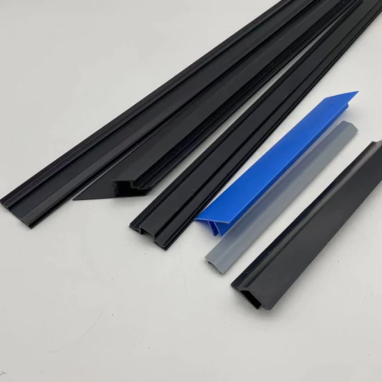 UV Resistance Construction Plastic Profile Customized Extruded Rigidity PVC Profiles