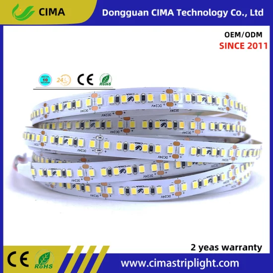 Factory Direct Sales Most Popular High CRI>90 16-18lm Copper Profile Flexible LED Strip Light SMD 5730 2835 5050