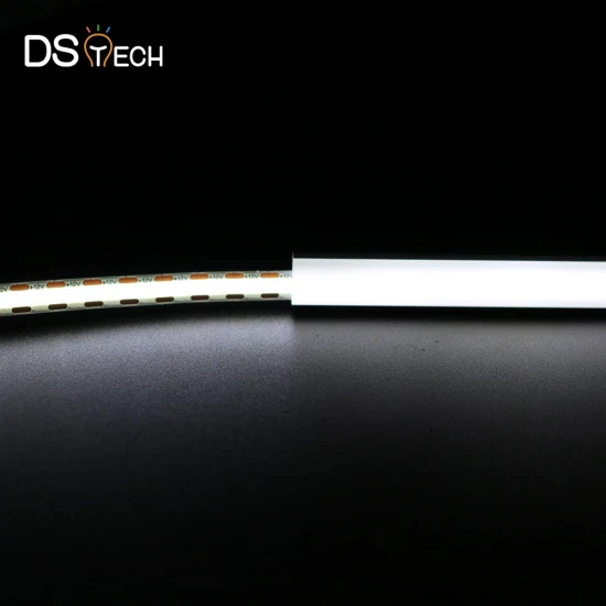 Dotless in Aluminum Profile LED Linear Light 9W 12W 480chips/M High Density COB LED Strip Light LED Flexible Strip Light