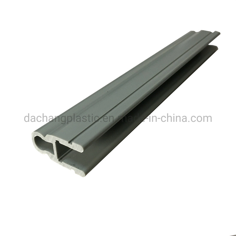 Custom Rigid U PVC Extrusion Plastic Profile Strip Thick Grey ABS PE PS PP TPE PC PMMA Extruded Channel Thick Groove Insulator in Dongguan