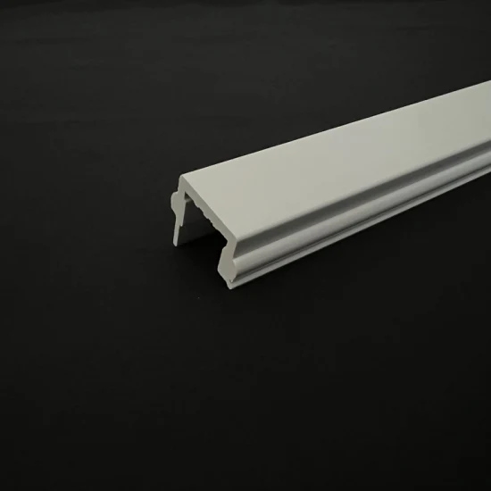 High Quality L-Shaped White Plastic Extruded PVC Profile
