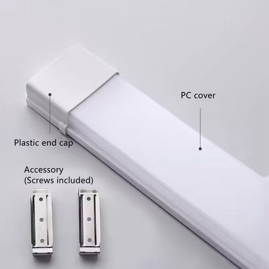 20W/40W/60W IP20/IP44 LED Ceiling Lght Batten Connectable LED Linear Light